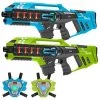 2 Connect Mega Blasters + 2 Connect Vesten - Blauw/Groen 2 2 Connect Mega Blasters + 2 Connect Vesten - Blauw/Groen -Goedkope Speelgoed 2 connect mega blasters 2 connect vesten blauw groen