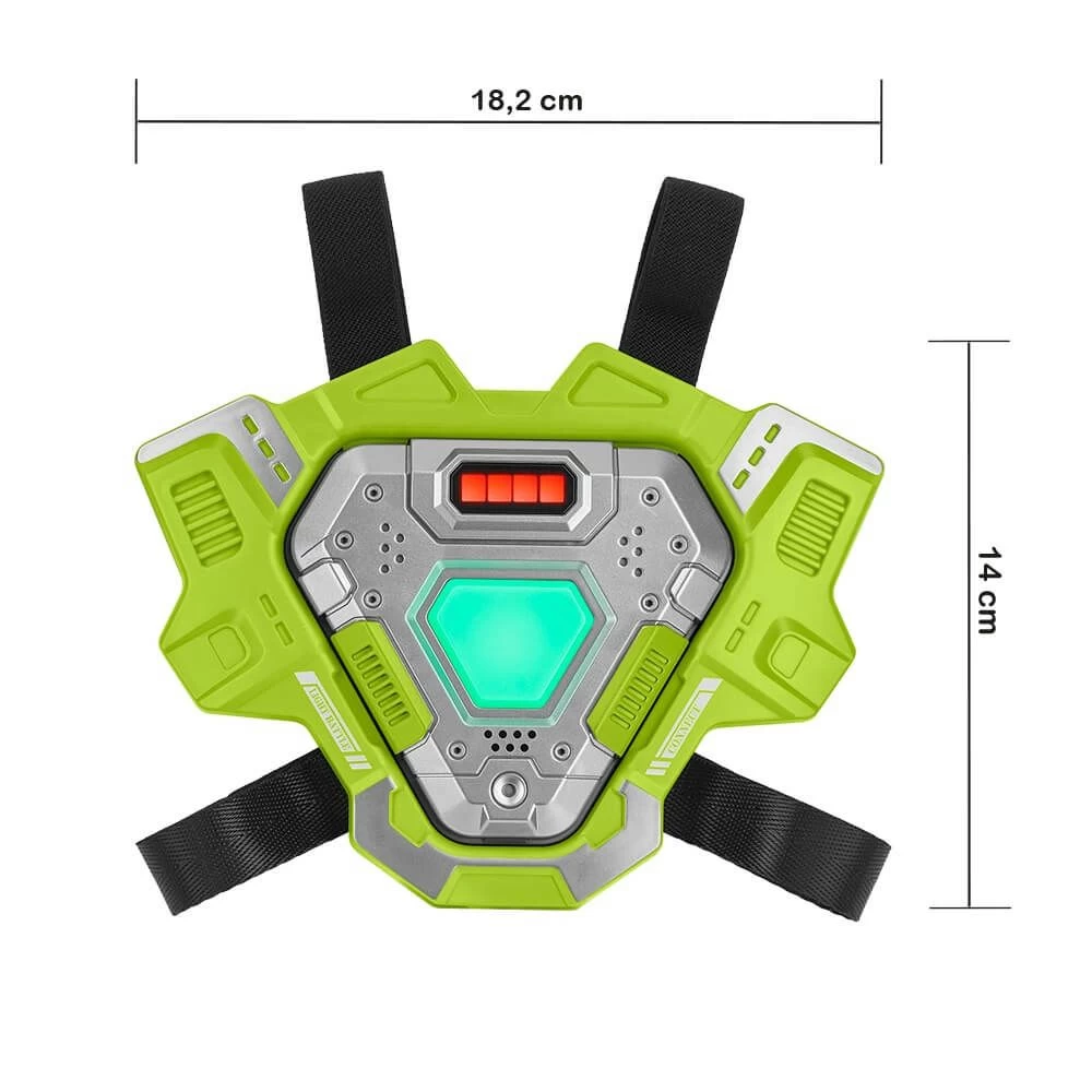 2 Connect Mega Blasters + 2 Connect Vesten - Blauw/Groen 8 2 Connect Mega Blasters + 2 Connect Vesten - Blauw/Groen - Afbeelding 6