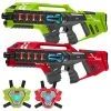 2 Connect Mega Blasters + 2 Connect Vesten - Groen/Rood -Goedkope Speelgoed 2 connect mega blasters 2 connect vesten groen rood