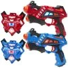 2 KidsTag Recharge P1 Laserguns + 2 Waterdamp Vesten Rood/bl -Goedkope Speelgoed 2 kidstag recharge p1 laserguns 2 waterdamp vesten rood blauw