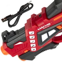 2 KidsTag Recharge P1 Laserguns + 2 Waterdamp Vesten Rood/bl -Goedkope Speelgoed 2 kidstag recharge p1 laserguns 2 waterdamp vesten rood blauw 3