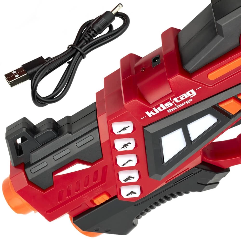 2 KidsTag Recharge P1 Oplaadbare Laserguns Rood/blauw 6 2 KidsTag Recharge P1 Oplaadbare Laserguns Rood/blauw - Afbeelding 4