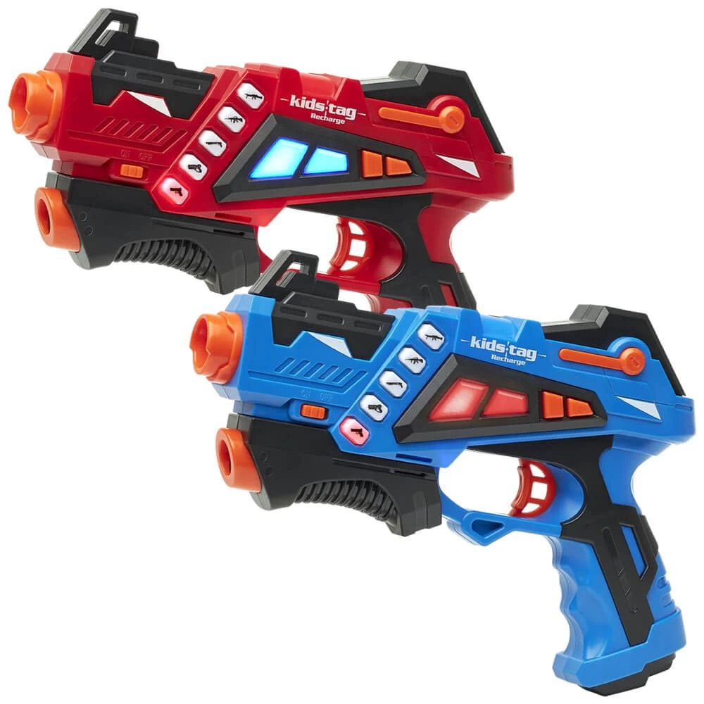 2 KidsTag Recharge P1 Oplaadbare Laserguns Rood/blauw 3 2 KidsTag Recharge P1 Oplaadbare Laserguns Rood/blauw