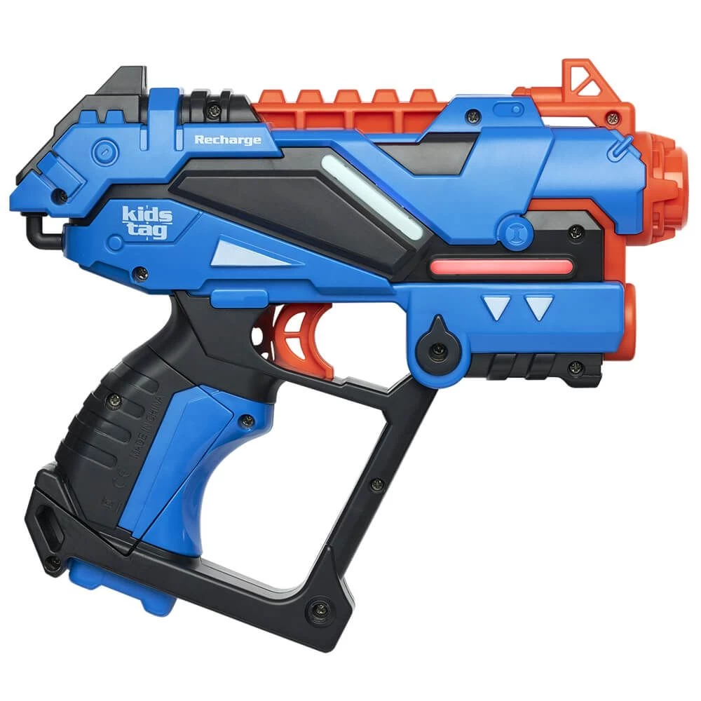 2 KidsTag Recharge P2 Laserguns + 2 Display Vesten Rood/blau 5 2 KidsTag Recharge P2 Laserguns + 2 Display Vesten Rood/blau - Afbeelding 3