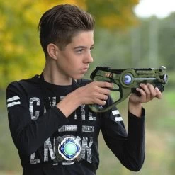 2 Light Battle Active Camo Laserguns Groen/grijs + 2 Vesten -Goedkope Speelgoed 2 light battle active camo laserguns groen grijs 2 vesten 5