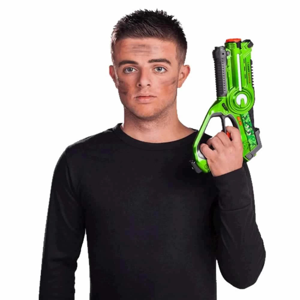 2 Light Battle Active Laserguns - Oranje/Groen + 2 Targets 10 2 Light Battle Active Laserguns - Oranje/Groen + 2 Targets - Afbeelding 8