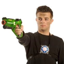 2 Light Battle Active Laserguns - Oranje/Groen + 2 Vesten 16 2 Light Battle Active Laserguns - Oranje/Groen + 2 Vesten -Goedkope Speelgoed 2 light battle active laserguns oranje groen 2 vesten 4