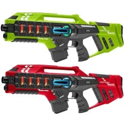 2 Light Battle Connect Laser Game Mega Blasters - Groen/Rood