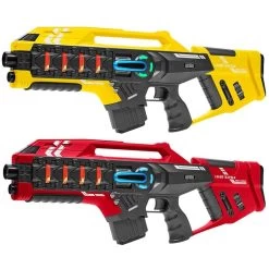 2 Light Battle Connect Lasergame Mega Blasters - Geel/Rood