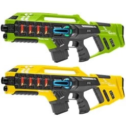 2 Light Battle Connect Lasergame Mega Blasters - Groen/Geel