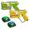 2 Light Battle Connect Pistolen Geel/Groen + 2 Targets -Goedkope Speelgoed 2 light battle connect pistolen geel groen 2 targets