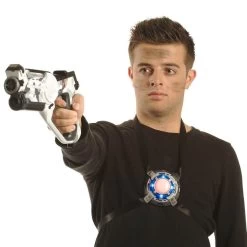 2 Light Battle Laserpistolen Camo Grijs/wit + Vesten 18 2 Light Battle Laserpistolen Camo Grijs/wit + Vesten -Goedkope Speelgoed 2 light battle laserpistolen camo grijs wit vesten 7