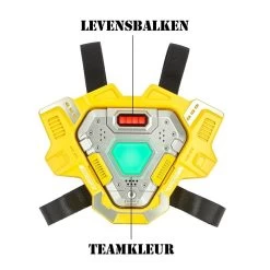 4 Connect Mega Blasters - Blauw/Rood/Geel/Groen + 4 Vesten 16 4 Connect Mega Blasters - Blauw/Rood/Geel/Groen + 4 Vesten -Goedkope Speelgoed 4 connect mega blasters blauw rood geel groen 4 vesten 4