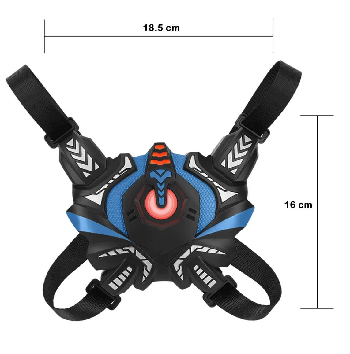 4 KidsTag Laserguns + 4 Vesten Zwart/blauw + 2 Targets 9 4 KidsTag Laserguns + 4 Vesten Zwart/blauw + 2 Targets - Afbeelding 7
