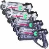 4 Light Battle Active Camo Laser Guns - Grijs/Wit -Goedkope Speelgoed 4 light battle active camo laser guns grijs wit
