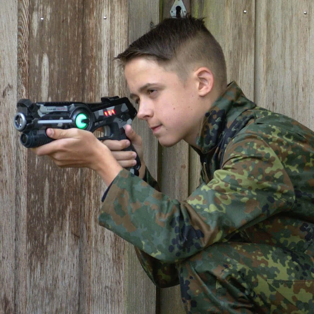 4 Light Battle Active Camo Laserguns - Groen/Grijs 7 4 Light Battle Active Camo Laserguns - Groen/Grijs - Afbeelding 5
