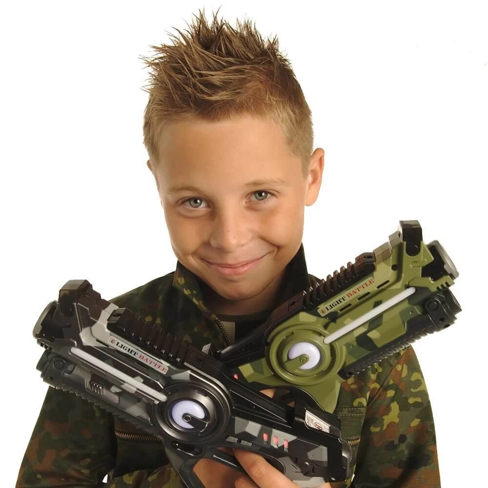 4 Light Battle Active Camo Laserguns - Groen/Grijs 9 4 Light Battle Active Camo Laserguns - Groen/Grijs - Afbeelding 7