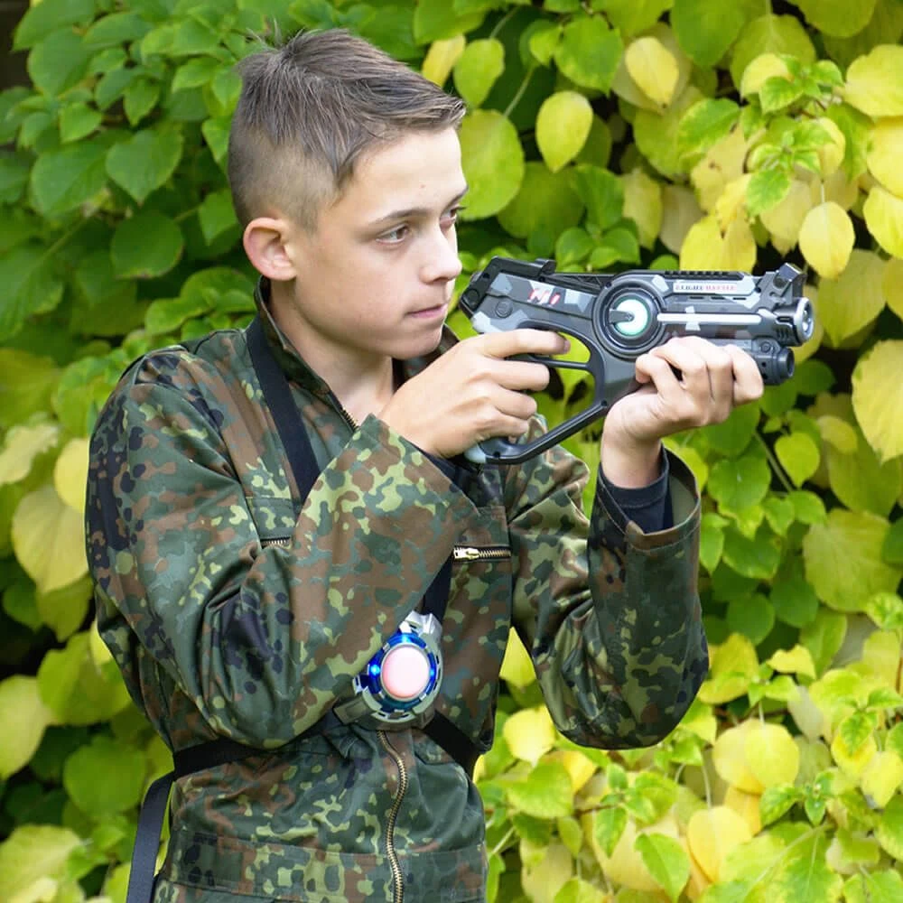 4 Light Battle Active Laserguns Camo Grijs/wit + 4 Vesten 9 4 Light Battle Active Laserguns Camo Grijs/wit + 4 Vesten - Afbeelding 7