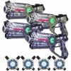 4 Light Battle Active Laserguns - Camo Groen/Grijs + Vesten -Goedkope Speelgoed 4 light battle active laserguns camo groen grijs vesten