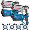 4 Light Battle Active Laserguns - Wit/Blauw + Vesten 1 4 Light Battle Active Laserguns - Wit/Blauw + Vesten -Goedkope Speelgoed 4 light battle active laserguns wit blauw vesten