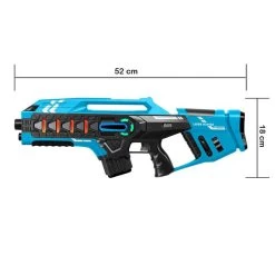 Voorkant -Goedkope Speelgoed 4 light battle connect lasergame mega blasters rood blauw 1