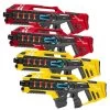 4 Light Battle Connect Lasergame Mega Blasters - Rood/Geel 1 4 Light Battle Connect Lasergame Mega Blasters - Rood/Geel -Goedkope Speelgoed 4 light battle connect lasergame mega blasters rood geel