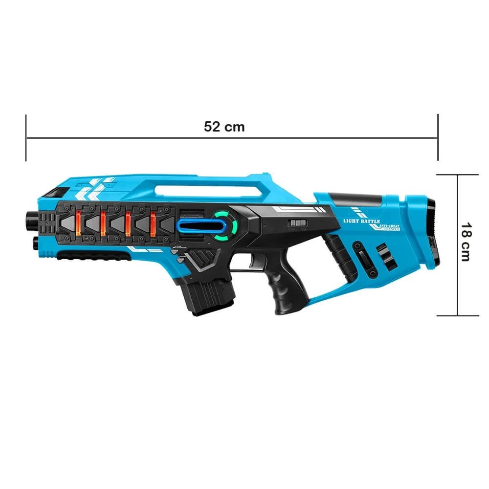 4 Light Battle Connect Mega Blasters Laserguns - Blauw/Groen 4 4 Light Battle Connect Mega Blasters Laserguns - Blauw/Groen - Afbeelding 2