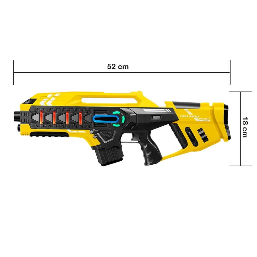 4 Mega Blasters - Rood/Geel + 4 Connect Vesten 4 4 Mega Blasters - Rood/Geel + 4 Connect Vesten - Afbeelding 2