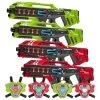 4 Mega Blasters - Rood/Groen + 4 Connect Vesten -Goedkope Speelgoed 4 mega blasters rood groen 4 connect vesten