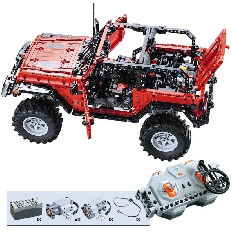 Bestuurbare Off Road Auto XL - Rood 4 Bestuurbare Off Road Auto XL - Rood - Afbeelding 2