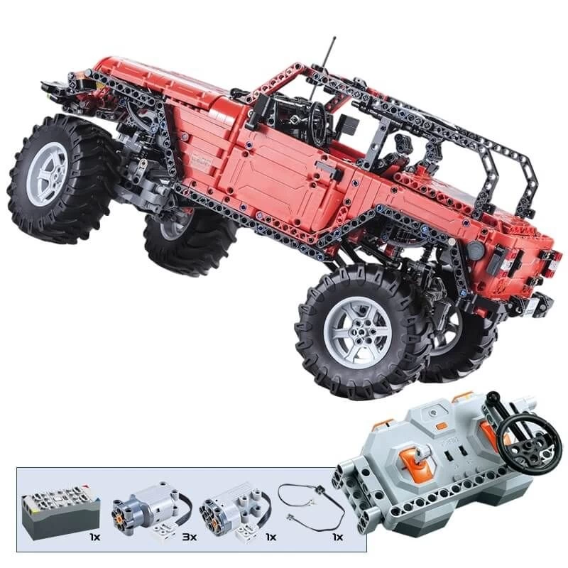 Bestuurbare Off Road Auto XL - Rood 6 Bestuurbare Off Road Auto XL - Rood - Afbeelding 4