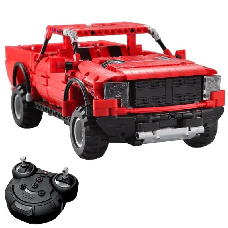 Bestuurbare Pickup Auto - Rood 4 Bestuurbare Pickup Auto - Rood - Afbeelding 2