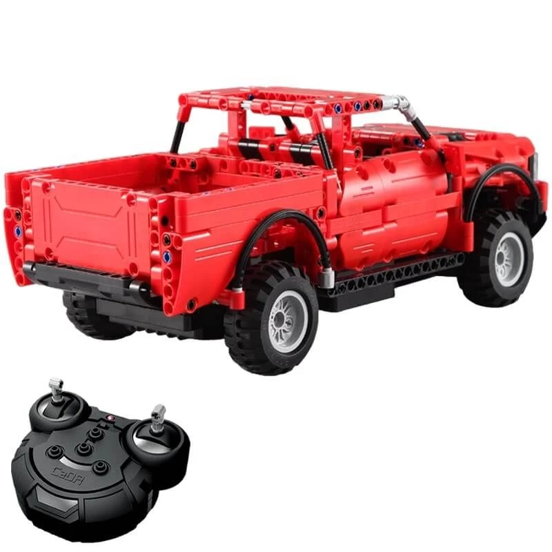 Bestuurbare Pickup Auto - Rood 5 Bestuurbare Pickup Auto - Rood - Afbeelding 3