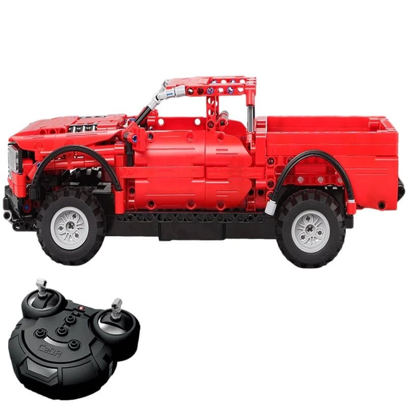 Bestuurbare Pickup Auto - Rood 6 Bestuurbare Pickup Auto - Rood - Afbeelding 4