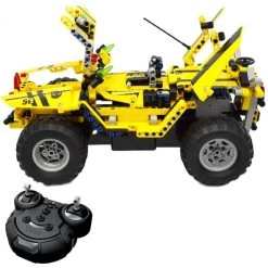 Bestuurbare RC Terreinwagen & Buggy - Geel -Goedkope Speelgoed bestuurbare rc terreinwagen buggy geel 3