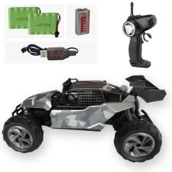 Gesloten RC Auto Camo Grijs + Extra Accu 10 Gesloten RC Auto Camo Grijs + Extra Accu -Goedkope Speelgoed gesloten rc auto camo grijs extra accu 3
