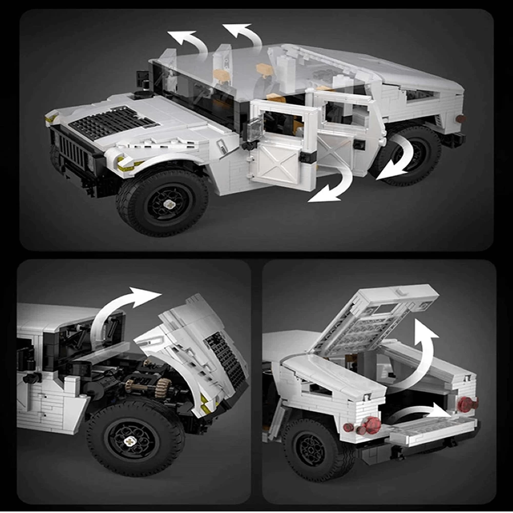 Humvee Offroad Truck 1:12 5 Humvee Offroad Truck 1:12 - Afbeelding 3