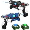 KidsTag Lasergame Set - 2 Laserguns + Targets - Zwart/Blauw -Goedkope Speelgoed kidstag lasergame set 2 laserguns targets zwart blauw