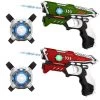 KidsTag Lasergame Set: 2 Laserpistolen Rood/groen + 2 Vesten -Goedkope Speelgoed kidstag lasergame set 2 laserpistolen rood groen 2 vesten