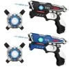 KidsTag Lasergame Set: 2 Laserpistolen Zwart/blauw + 2 Veste -Goedkope Speelgoed kidstag lasergame set 2 laserpistolen zwart blauw 2 vesten