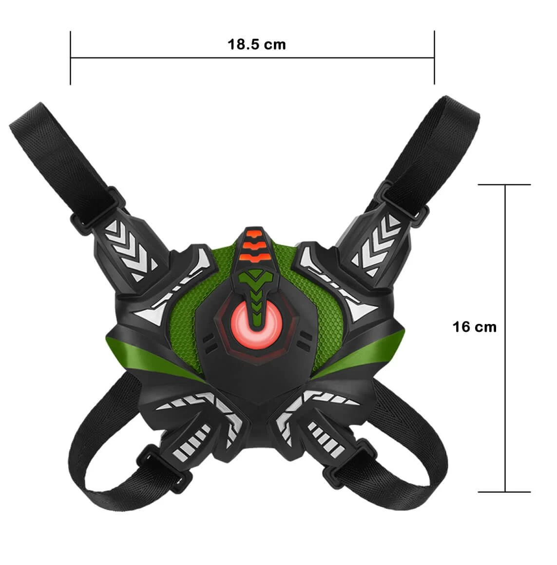 KidsTag Lasergame Set - 4 Laserguns + 4 Vesten - Rood/Groen 8 KidsTag Lasergame Set - 4 Laserguns + 4 Vesten - Rood/Groen - Afbeelding 6