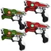 KidsTag Lasergame Set - 4 Laserguns Rood/groen 1 KidsTag Lasergame Set - 4 Laserguns Rood/groen -Goedkope Speelgoed kidstag lasergame set 4 laserguns rood groen