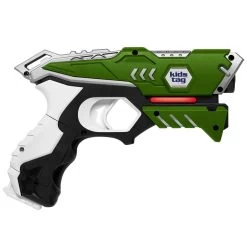 KidsTag Lasergame Set - 4 Laserguns Rood/groen + 2 Targets -Goedkope Speelgoed kidstag lasergame set 4 laserguns rood groen 2 targets 6