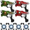 KidsTag Lasergame Set - 4 Laserguns Rood/groen + 4 Vesten 1 KidsTag Lasergame Set - 4 Laserguns Rood/groen + 4 Vesten -Goedkope Speelgoed kidstag lasergame set 4 laserguns rood groen 4 vesten