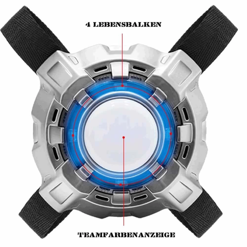 KidsTag Lasergame Set - 4 Laserguns Rood/groen + 4 Vesten 11 KidsTag Lasergame Set - 4 Laserguns Rood/groen + 4 Vesten - Afbeelding 9