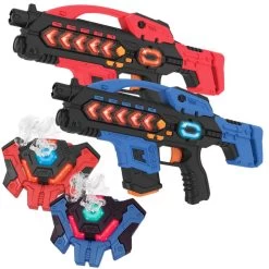 KidsTag Plus Lasergame Set: 2 Lasergame Geweren + 2 Waterdam