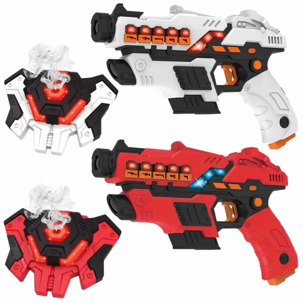 KidsTag Plus Lasergame Set: 2 Laserguns + 2 Waterdamp Vesten 3 KidsTag Plus Lasergame Set: 2 Laserguns + 2 Waterdamp Vesten