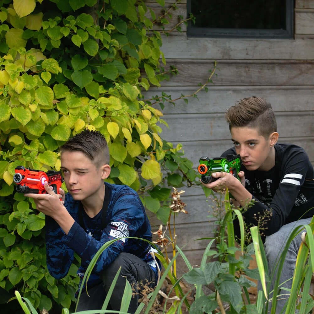Light Battle Active Lasergame Laserguns - Groen/Oranje 8 Light Battle Active Lasergame Laserguns - Groen/Oranje - Afbeelding 6