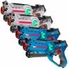 Light Battle Active Lasergame Set - Wit/Blauw - 4 Pack 1 Light Battle Active Lasergame Set - Wit/Blauw - 4 Pack -Goedkope Speelgoed light battle active lasergame set wit blauw 4 pack