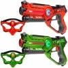 Light Battle Active Lasergun Set + 2 Maskers - Groen/Oranje -Goedkope Speelgoed light battle active lasergun set 2 maskers groen oranje